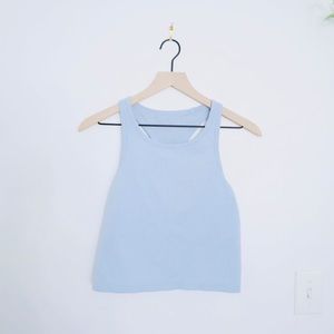 Ebb to Street Cropped Racerback Tank Top